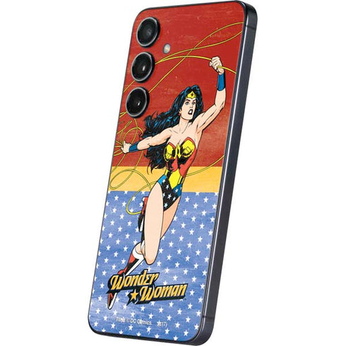 DC Comics Wonder Woman Ready to Fight Galaxy S25 Skin